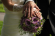 Brautstrauss, Ringe Zeichen der Eheschließung